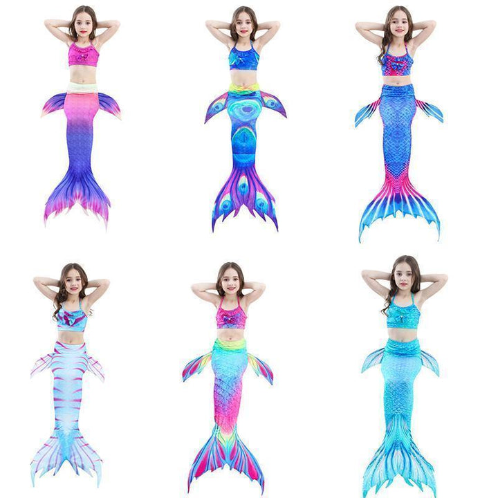 Mermaid Swimsuit for Children - Princess Bikini Set