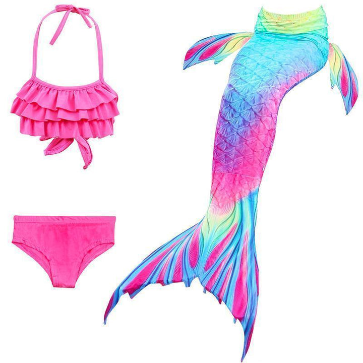 Mermaid Swimsuit for Children - Princess Bikini Set