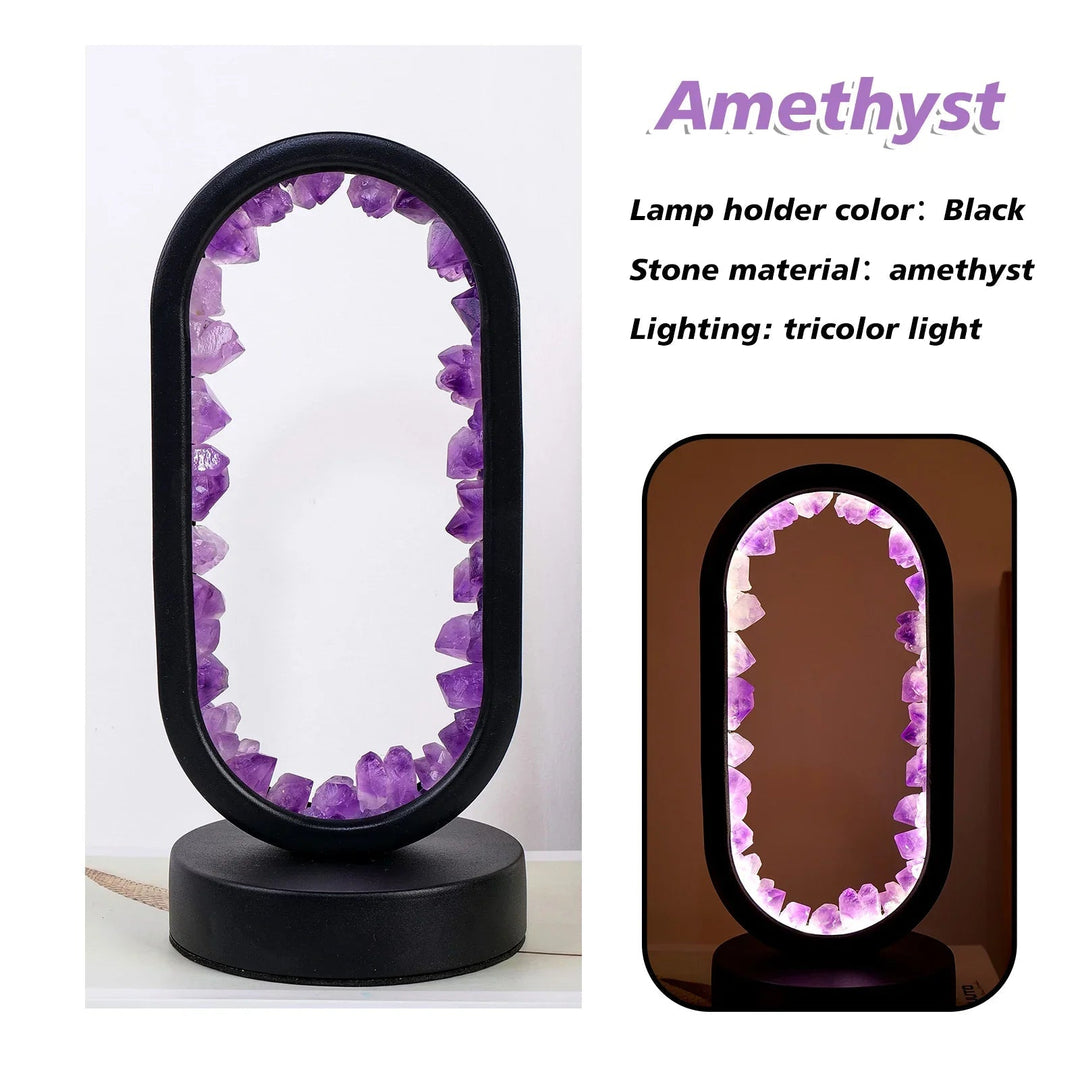 Handmade Amethyst Lamp - Serenith