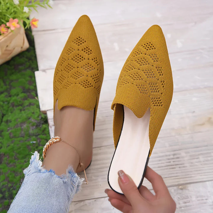 Women’s Knitted Flat Mules