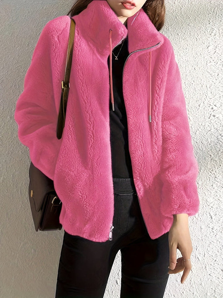 Fleece Jacket with Zip-Up for Women