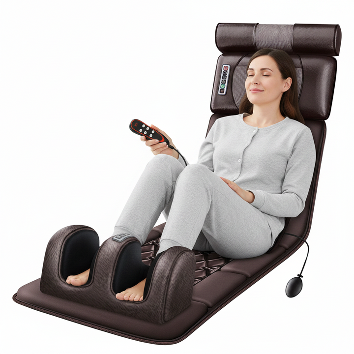 Full Body Massage Mat with Heat Kneading and Vibration and Soul Relaxation