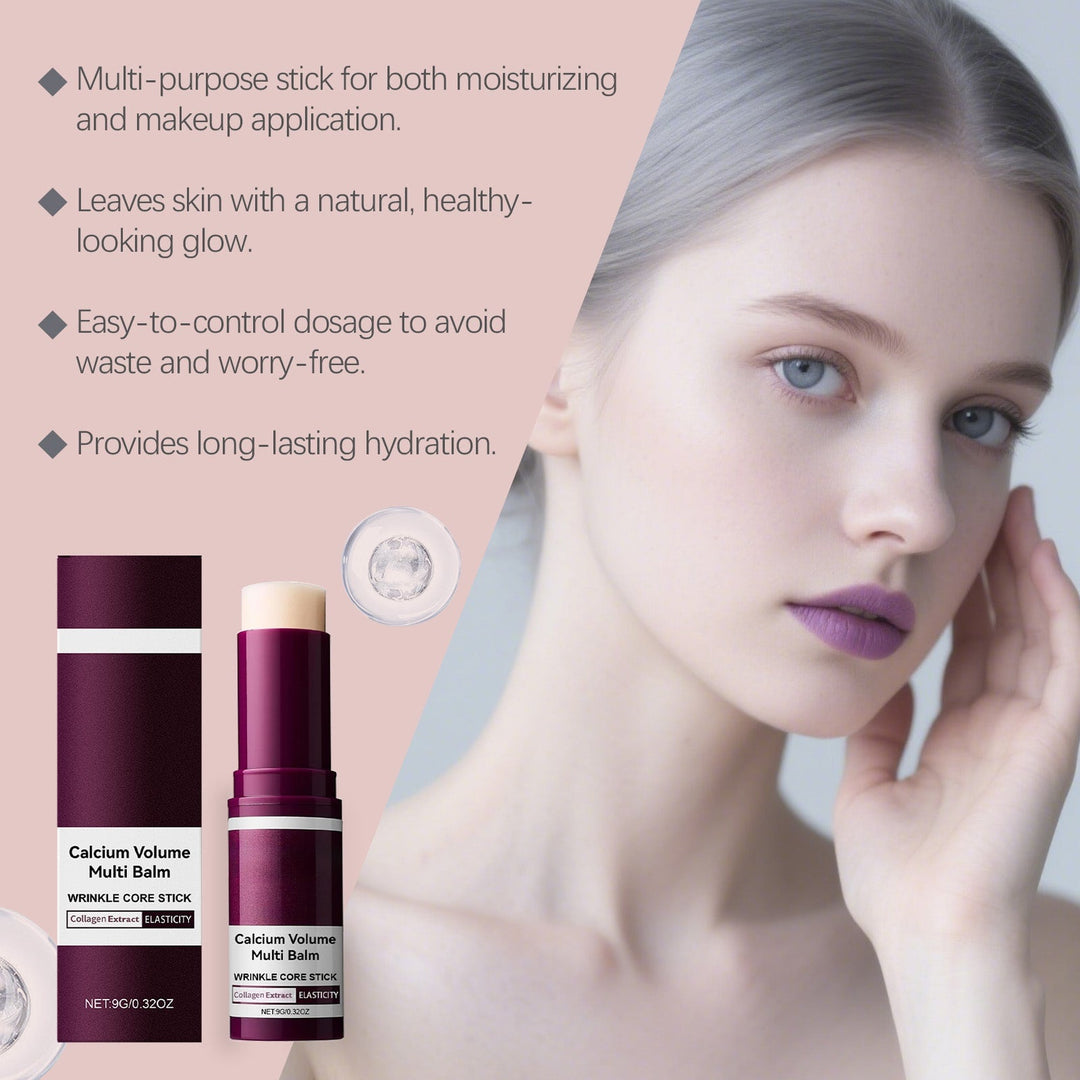 Glide Anti Chafing Stick with Collagen Multi Balm for Face and Neck Twist-Up Solid Moisturizer 9g