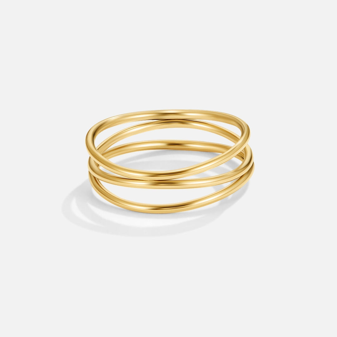 Infinite Line - Gold Ring