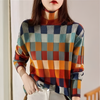 Women's High-Neck Knit Sweater