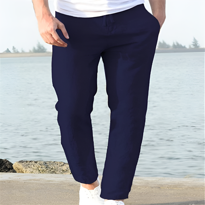 Men’s Linen Summer Trousers – Casual Style with Airy Design
