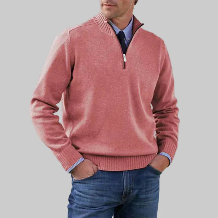 Men’s Half-Zip Sweater – Layered Style with Seasonal Appeal