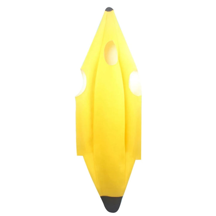 Halloween Banana Costume Suit with Face Cutout and Slip-On Design
