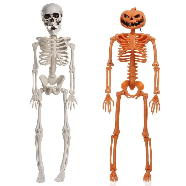Halloween Giant Skeleton Decoration with Poseable Joints for Party and Outdoor Haunted House Display