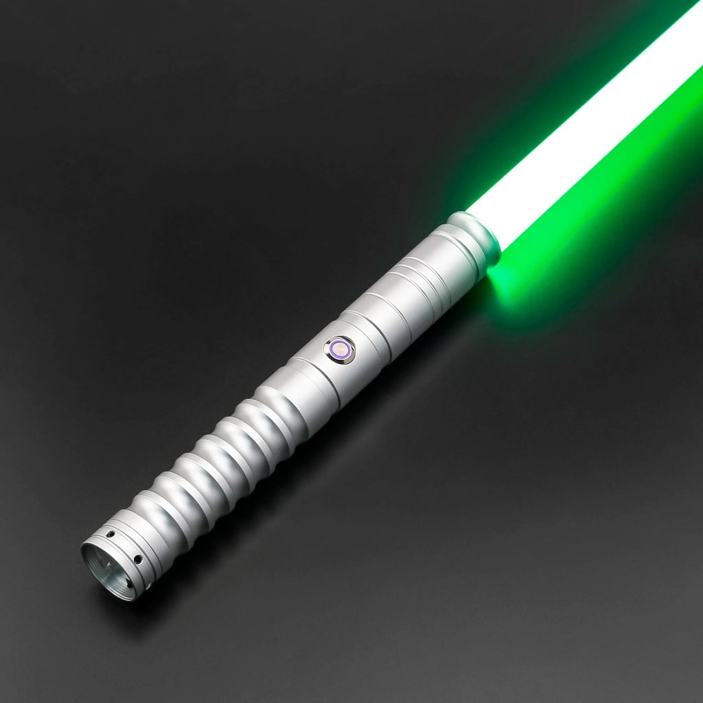 Halloween Light-Up Sword with RGB LED Blade and Metal Handle for Cosplay