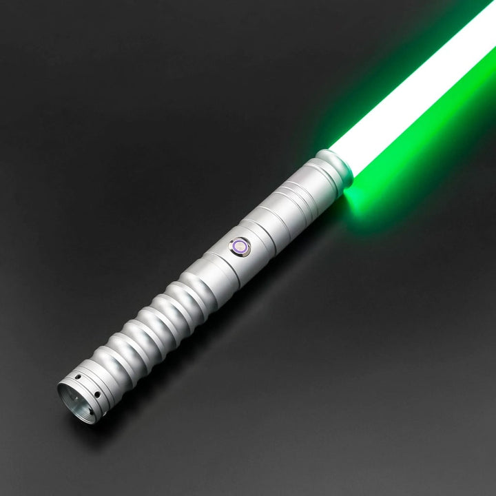 Halloween Light-Up Sword with RGB LED Blade and Metal Handle for Cosplay