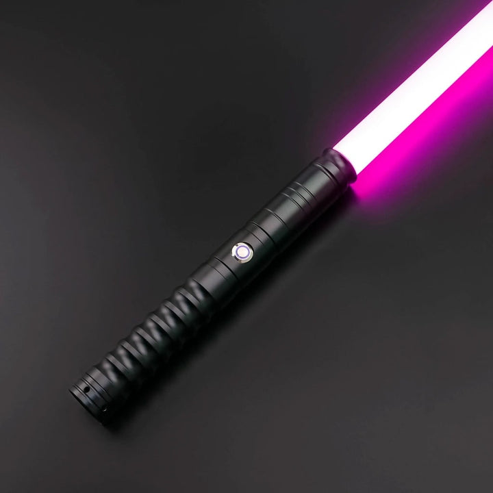 Halloween Light-Up Sword with RGB LED Blade and Metal Handle for Cosplay
