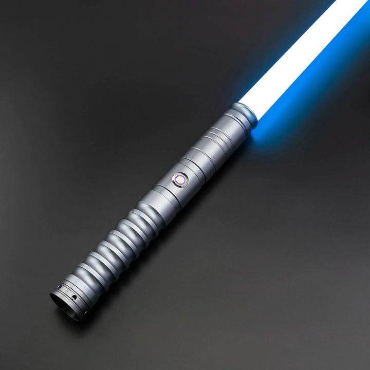 Halloween Light-Up Sword with RGB LED Blade and Metal Handle for Cosplay