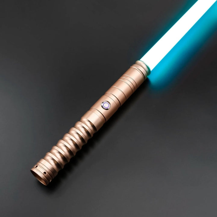 Halloween Light-Up Sword with RGB LED Blade and Metal Handle for Cosplay