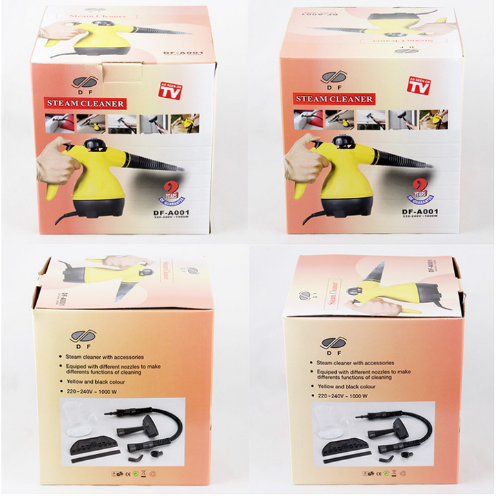 Handheld Portable Pressurized Steam Cleaner for Rug Carpet and Furniture with Attachments