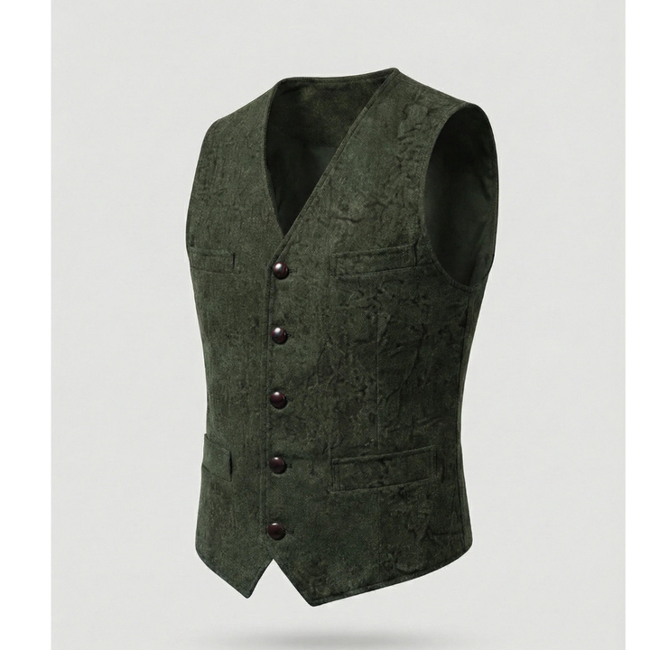 Elegant traditional men's waistcoat with buttons