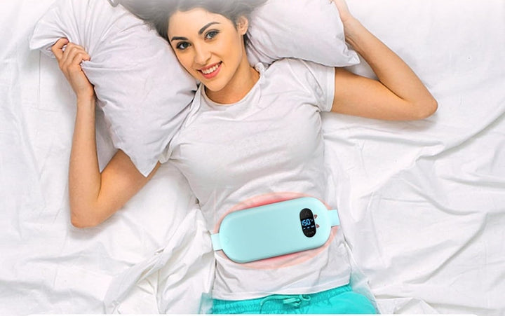 Heated Ems Abdominal Toning Belt with Wireless Remote and Vibration