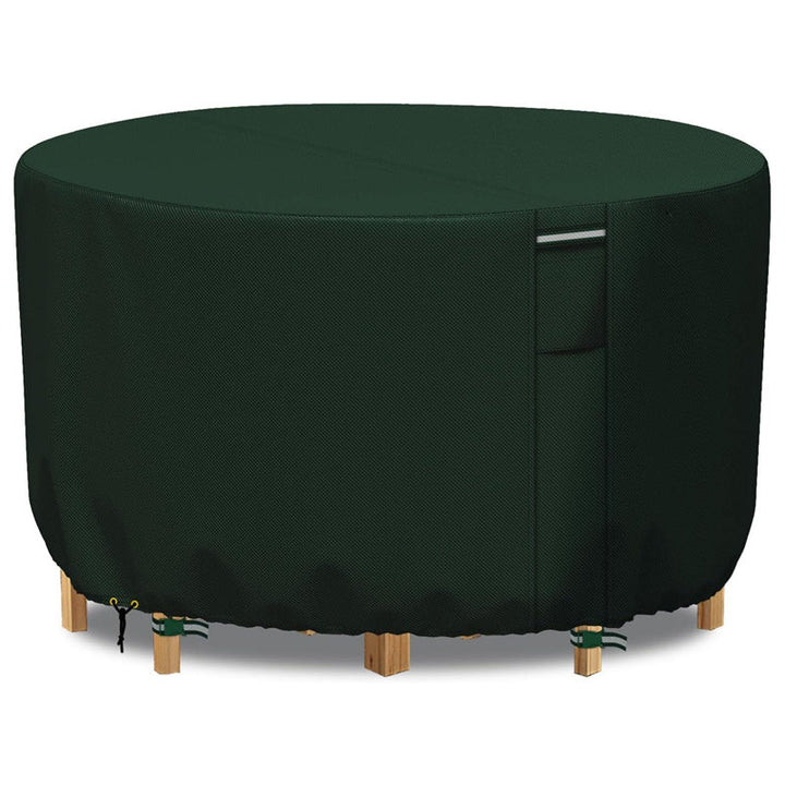 Sturdy Cover for Round Patio Furniture with Vent
