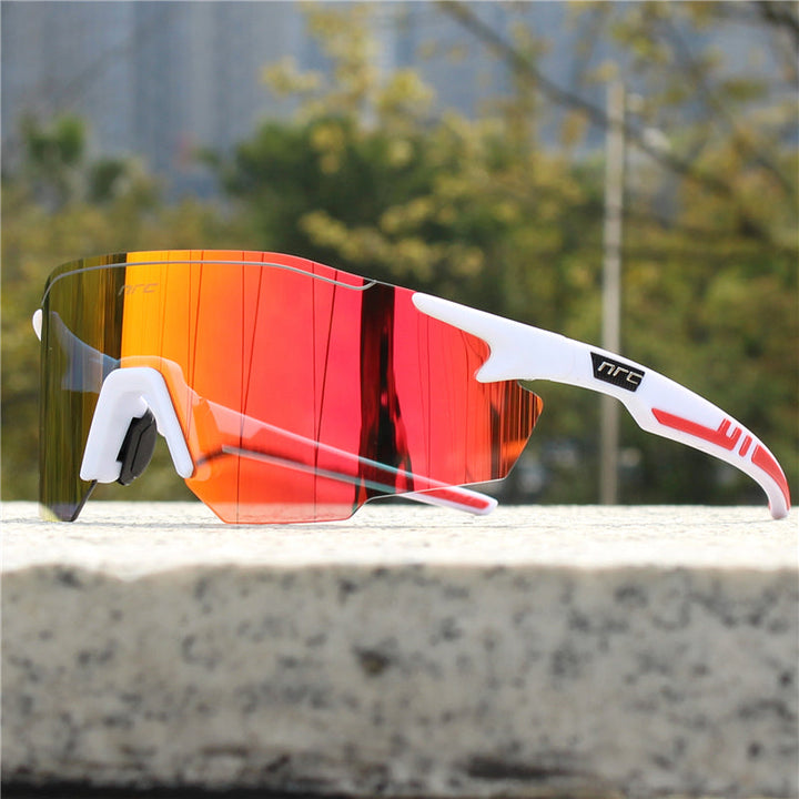 Men's Sports Sunglasses - Polarised Lenses - UV Protection