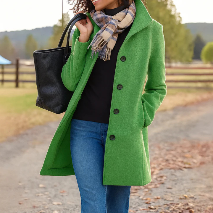 Women's heritage button-front coat