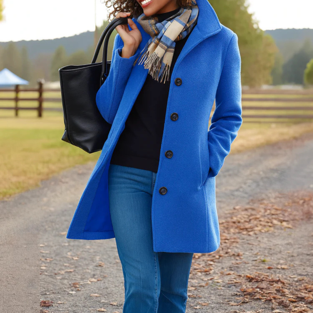 Women's heritage button-front coat