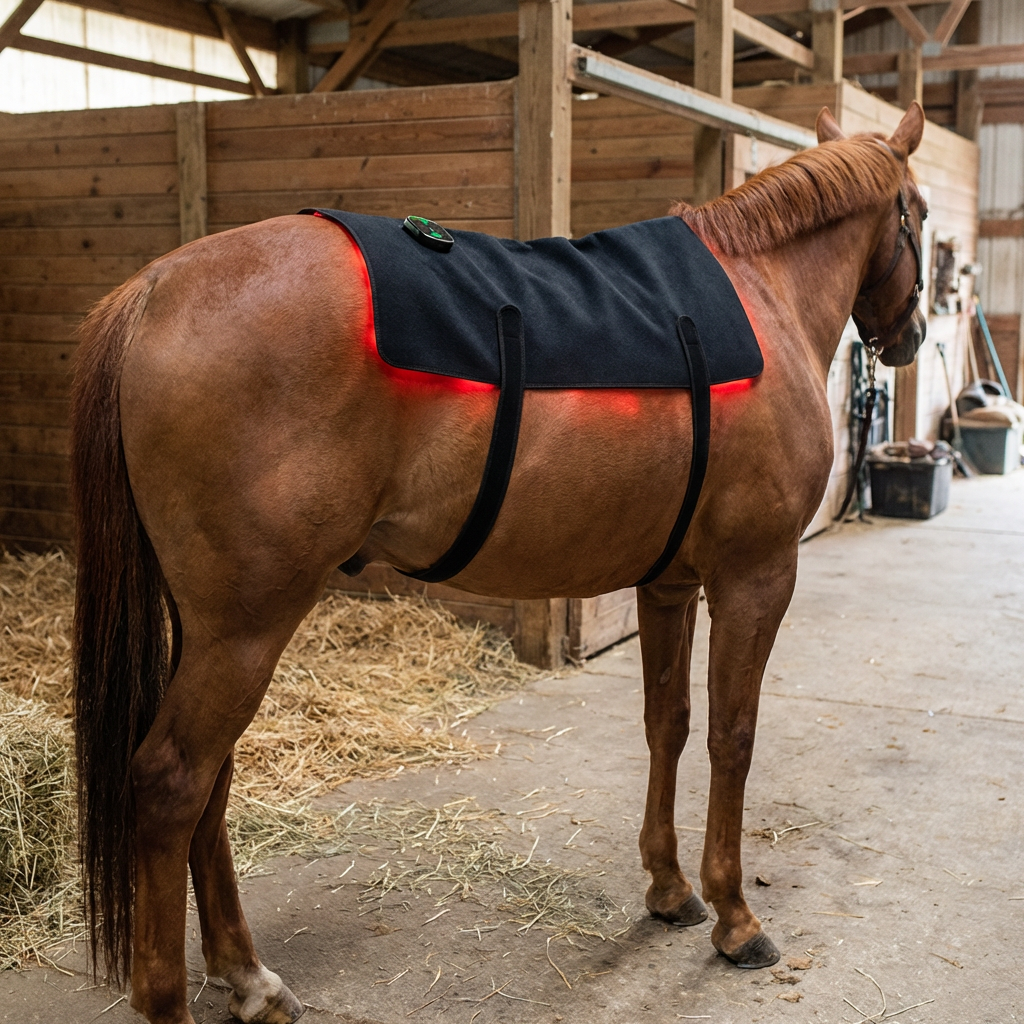 LED Red Light Therapy Back Wrap for Horses