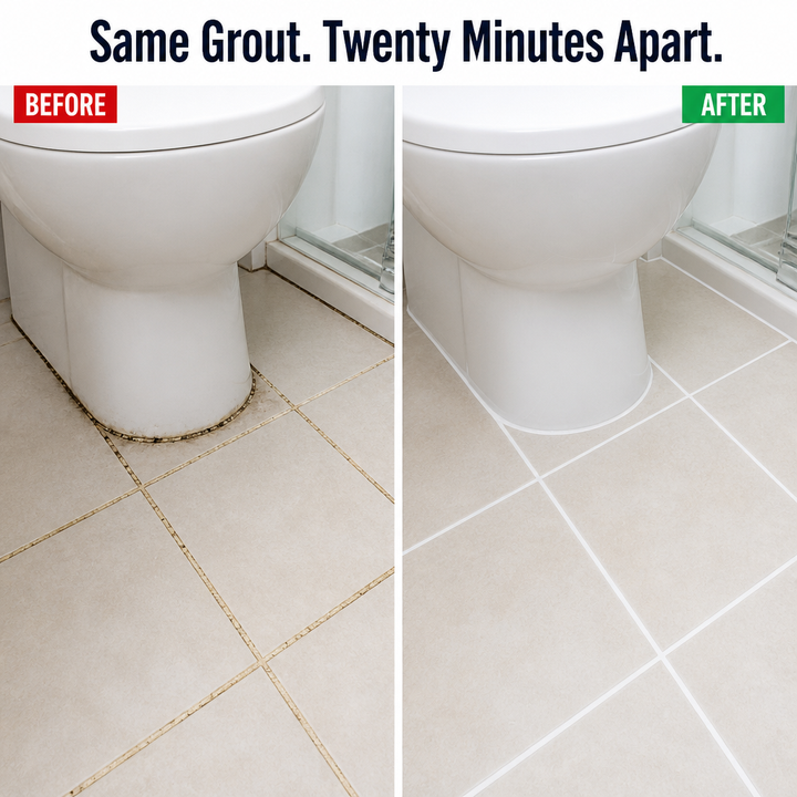 Grout Restoration Pen – Covers Discoloured Grout in Minutes