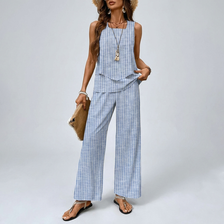 Two-Piece Summer Set Brings Effortless Style to Warm Days