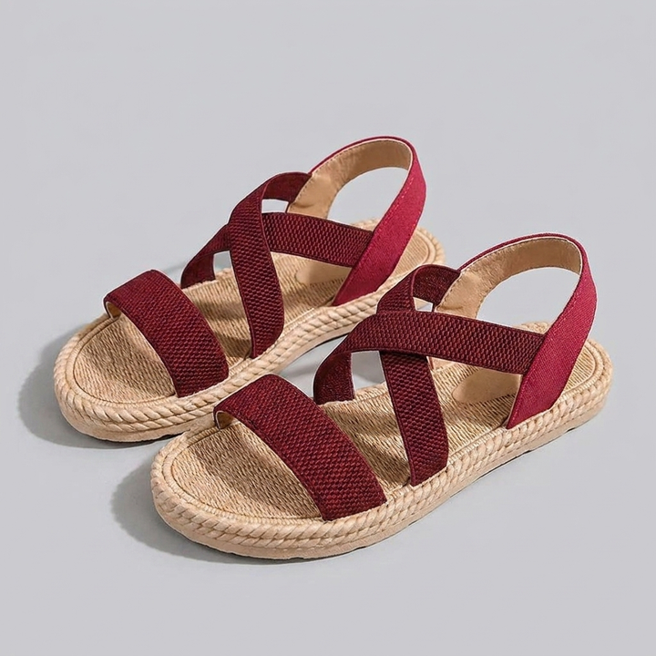 Woven Sandals – Chic Strappy Summer Flats