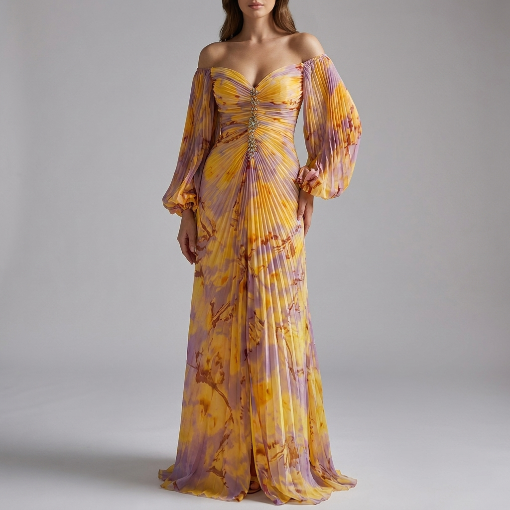 Women’s Lace V-Neck Wedding Guest Dress