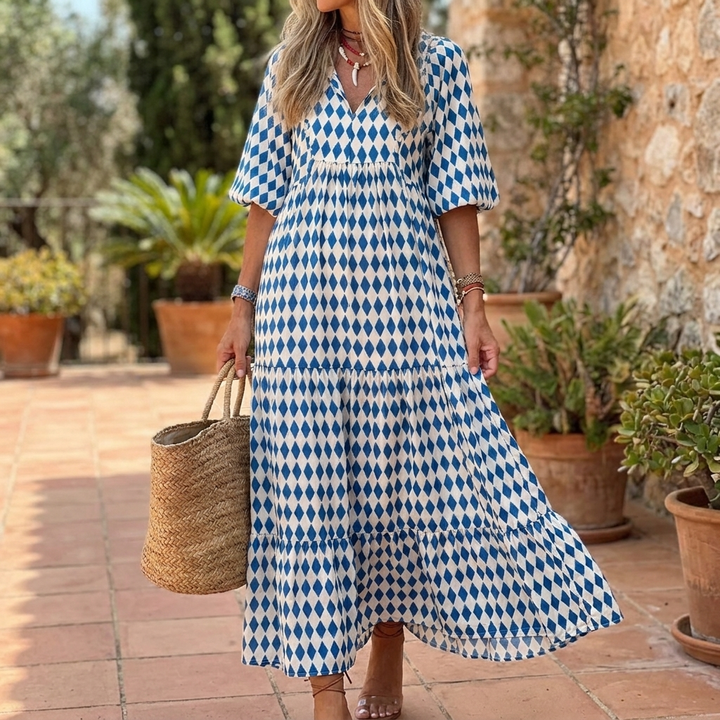 Boho Floral Maxi Dress for Women