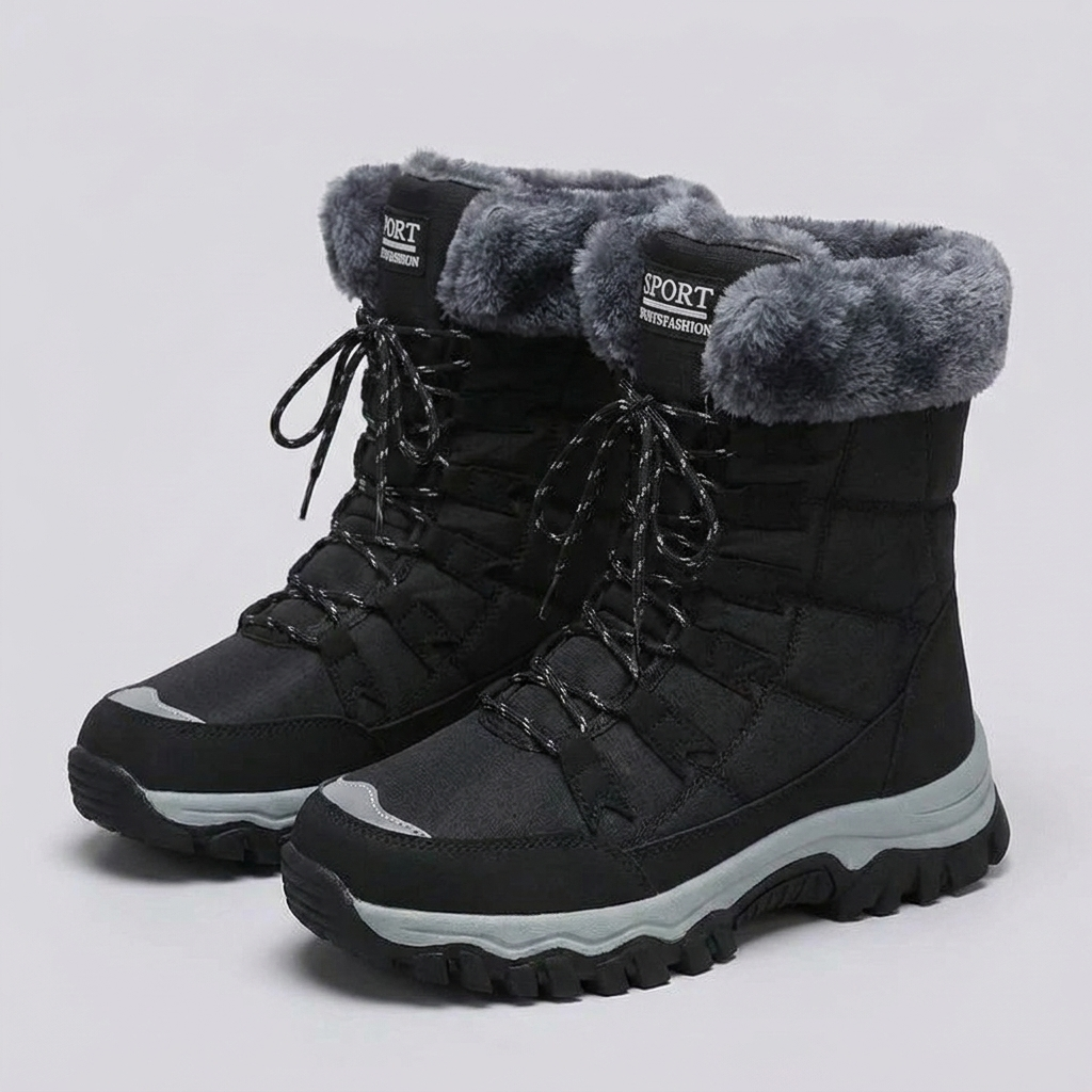 Women’s Lace-Up Mid Calf Boots
