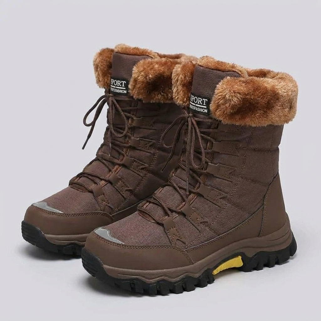 Women’s Lace-Up Mid Calf Boots
