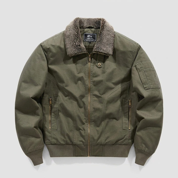 Zip-Up Bomber Jacket