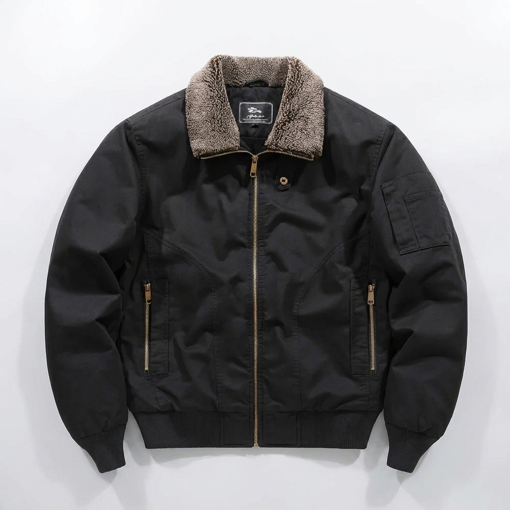 Zip-Up Bomber Jacket