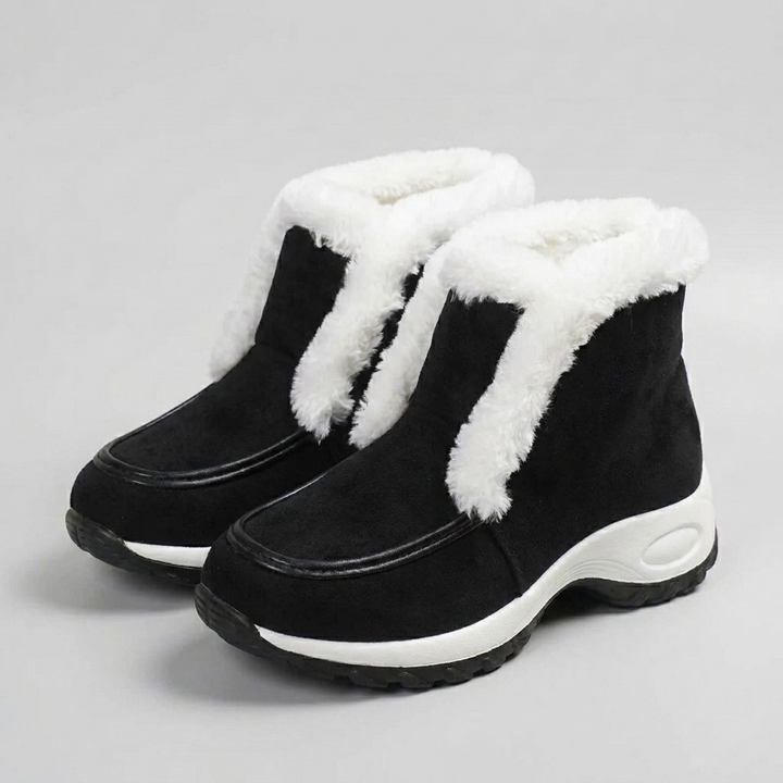 Stylish Pull-On Boots with Comfort Padded Collar