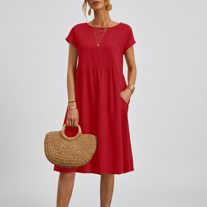 Women's Casual Summer Dress with Pockets