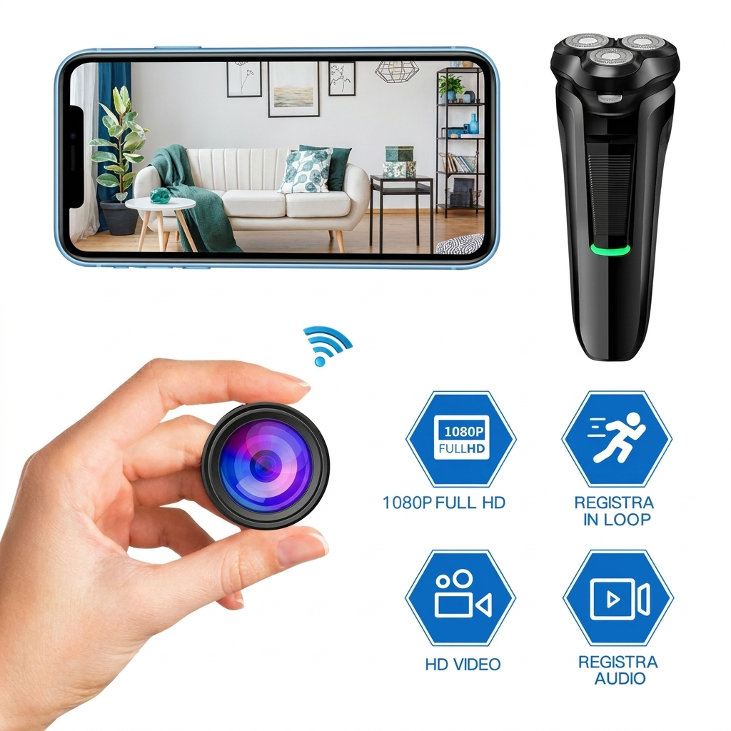 Mini Shaver Razor Camera
