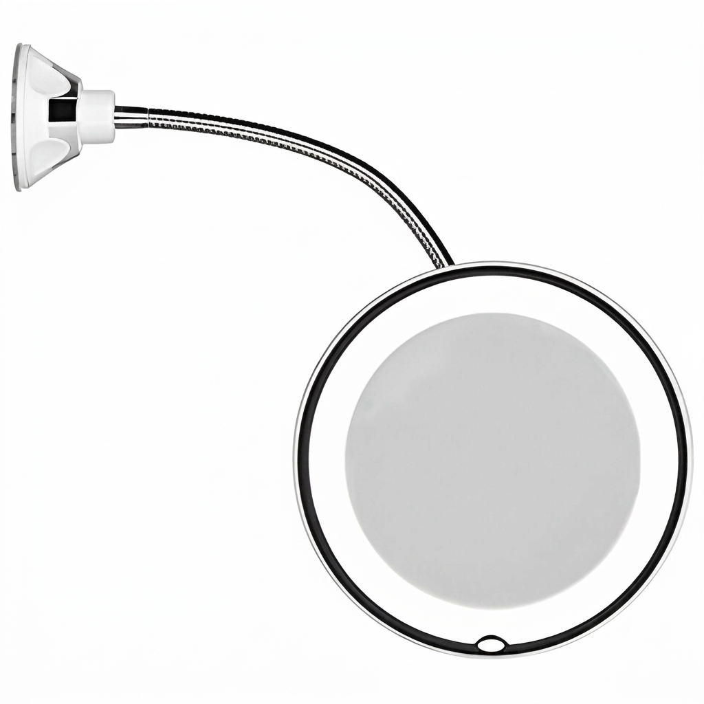 10X LED Suction Cup Magnifying Mirror
