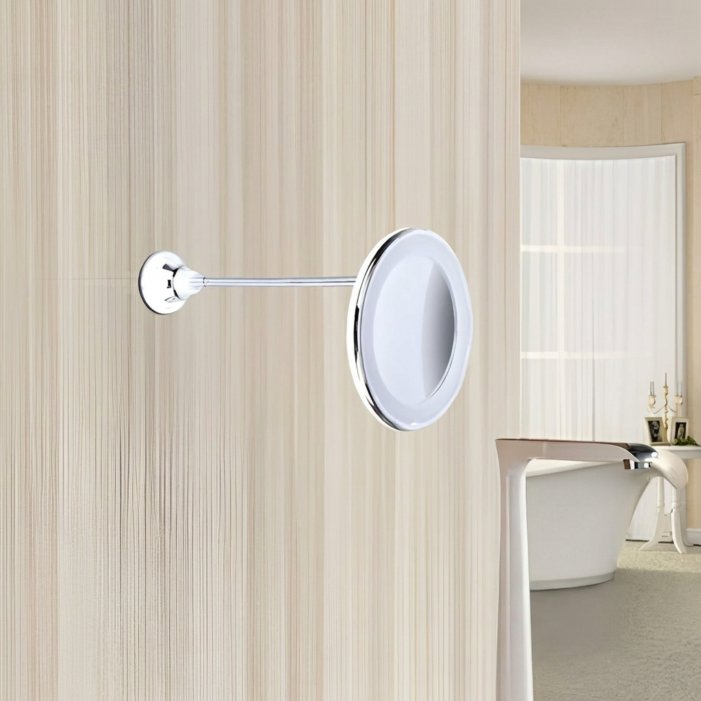 10X LED Suction Cup Magnifying Mirror