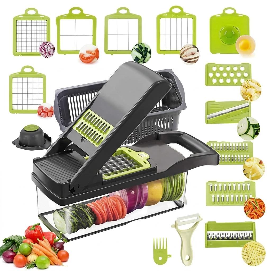 Multifunction Vegetable Slicer & Chopper Tool