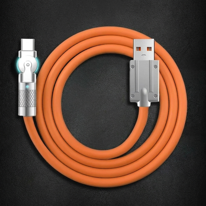 180° Rotating Flexible Charging Cable