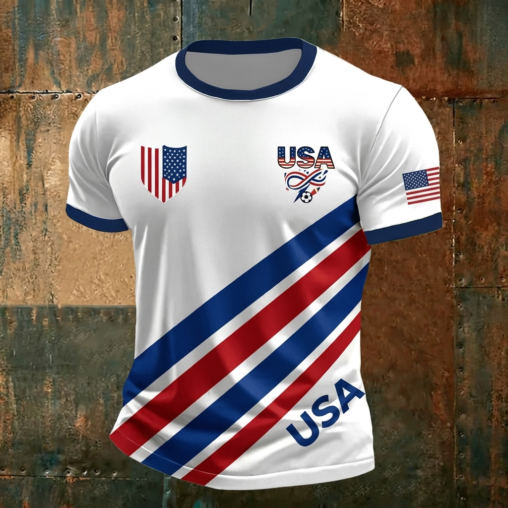 2026 USA Inspired Football Shirt