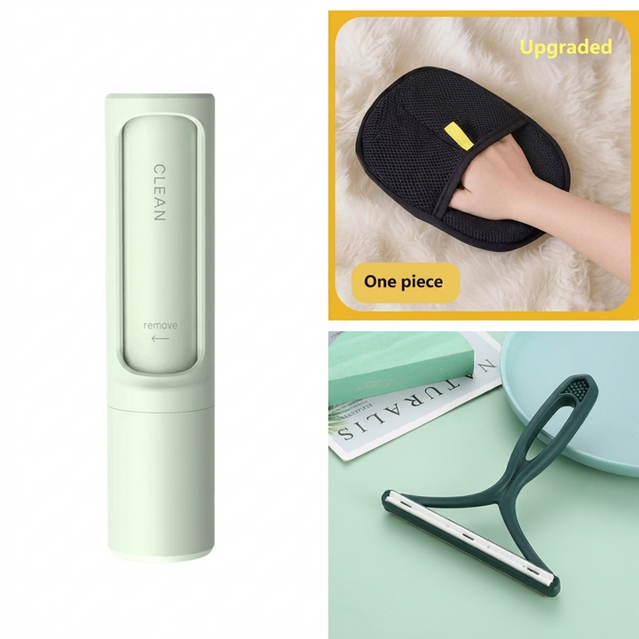 Portable Self-Cleaning Pet Fur Remover Tool