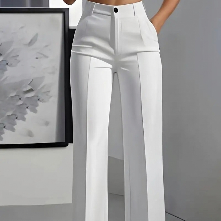 Women's White Minimalist Pants