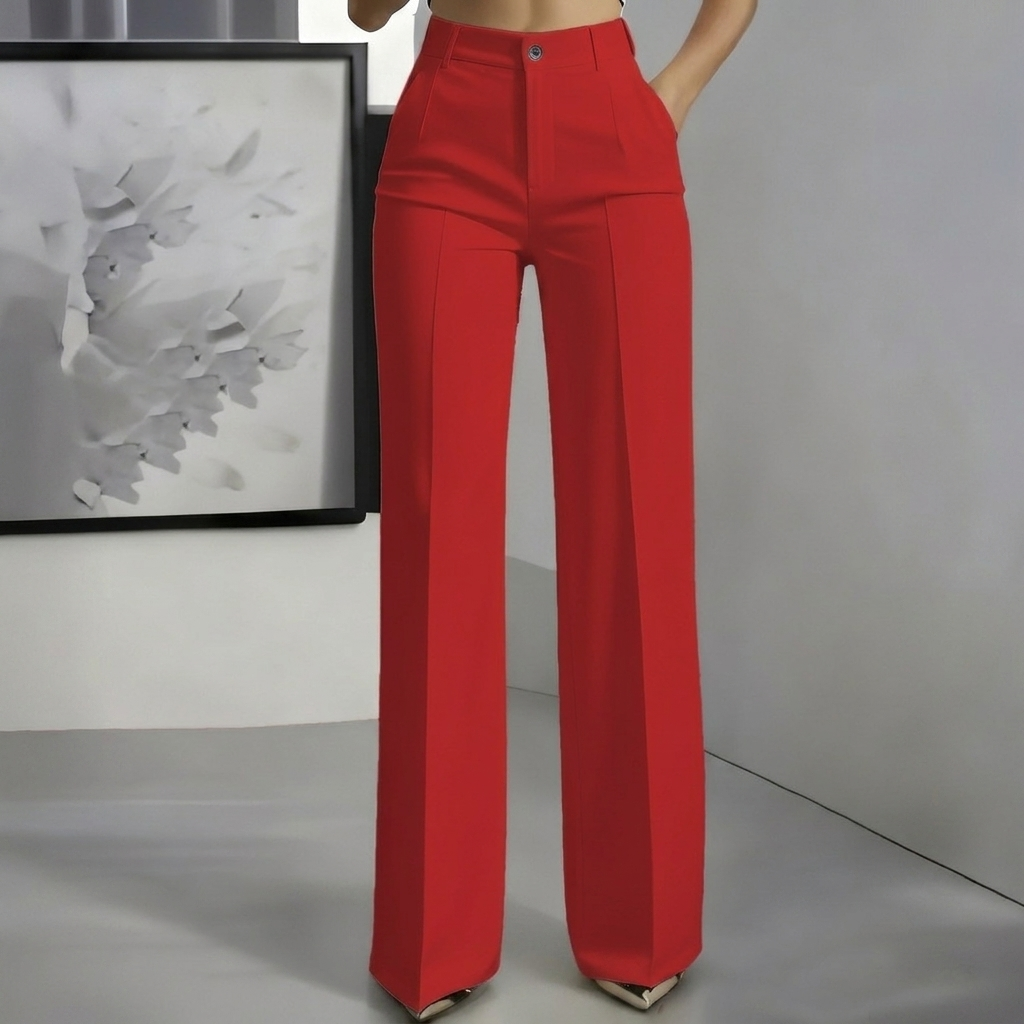 Women's White Minimalist Pants
