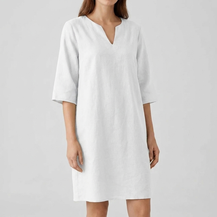 Women's Vintage Style Half Sleeve Midi Dress