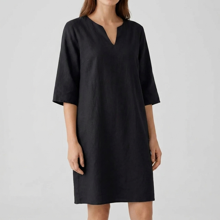 Women's Vintage Style Half Sleeve Midi Dress