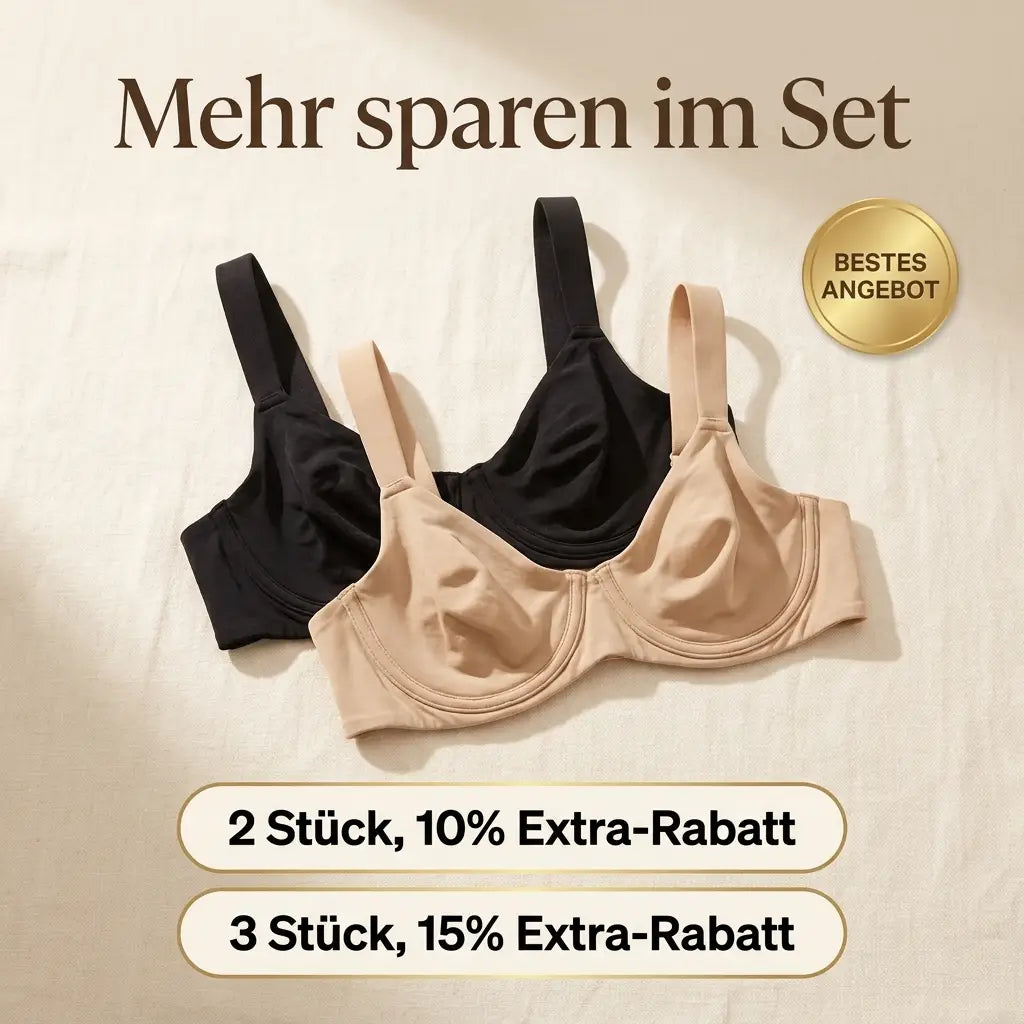 Seamless balconette bra with double-layer cups, lifts and shapes without padding