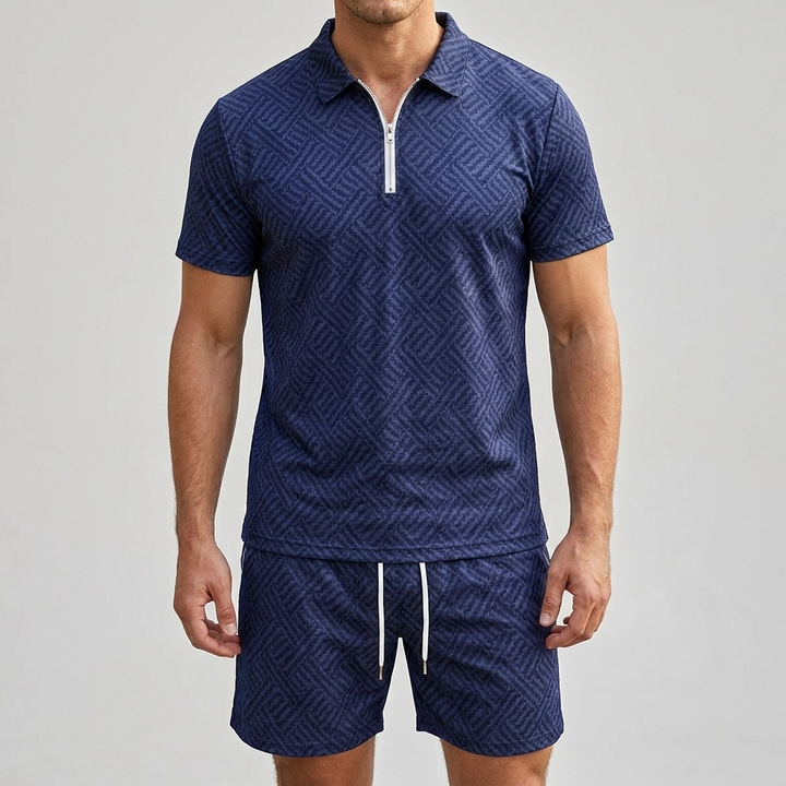 Men's Fashion Summer Leisure Two Piece Set